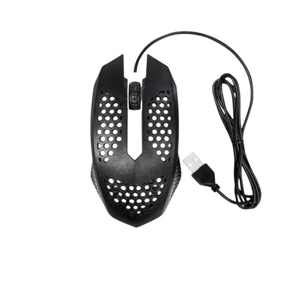 Optical Mouse USB Luminous Honey Comb Breathing Light Optical Wired Mouse