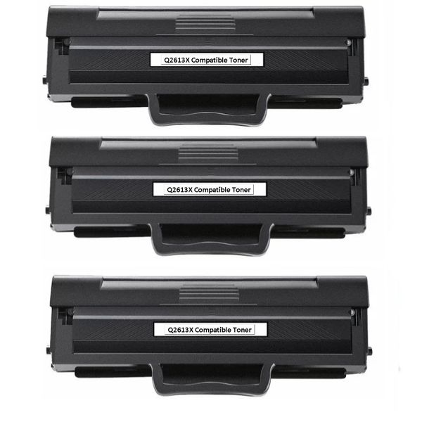 Compatible Toner is compatible with HP Q2613X - Pack of 3