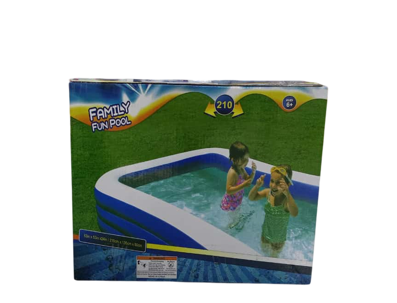 Ultimate Family Fun Pool - Summer Water Play for Kids &amp; Adults Sky Blue