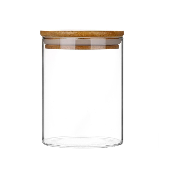1200ml Transparent Borosilicate Glass Food Jar