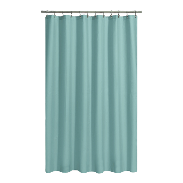 Premium Mint Shower Curtain with Hooks -180 x 180cm