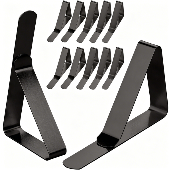 Tablecloth Clips - Set of 12 - Rust Resistant &amp; Non Slip