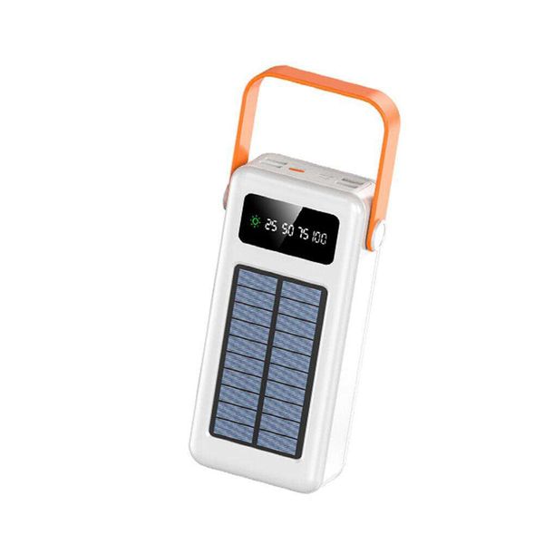 50000 mAh 4 Ports USB Fast Charging Solar Power Bank YM-637CX