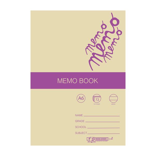 48 pages A6 Memo Books(pack of 20)