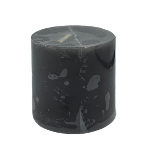 Grey Pillar Decor Candles - Small Pack of 6