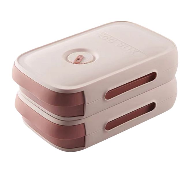 FreshKeeping Egg Storage Box Refrigerator Egg Storage Containers - Pack of 2