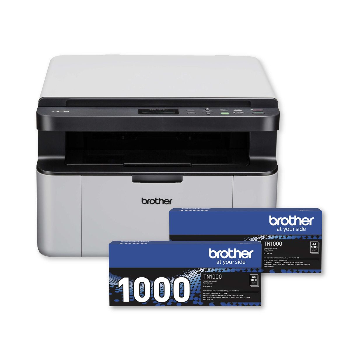 Brother DCP-1610W 3 in1 Wifi Mono Laser + Toner Bundle | Shop Today ...