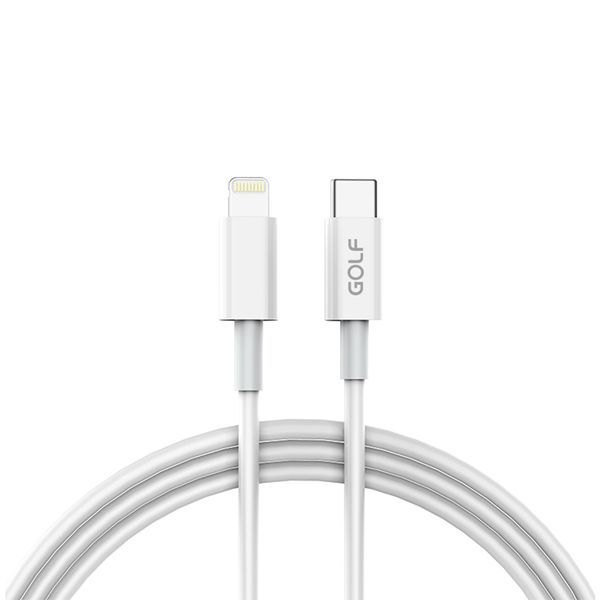 GOLF GC-81P PD 20W USB-C/Type-C to 8 Pin Fast Charge Data Cable 1m