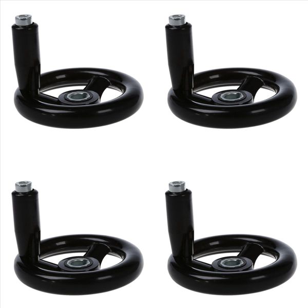 4 Pcs 3 9 Inch Diameter Hand Wheel W Revolving Handle for Milling Machine