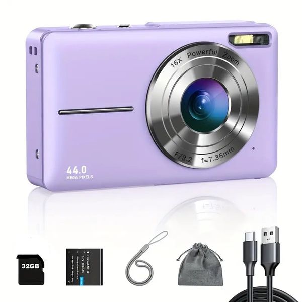 Purple Digital Camera Bundle