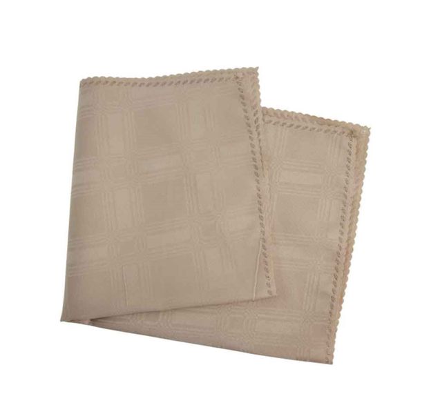 Catering Damask Napkin Beige x 6