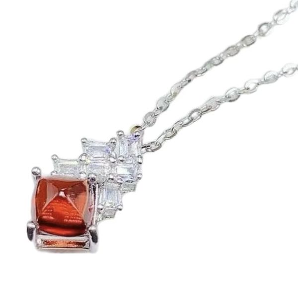 Luxury Natural Fanta Sugar Cube Women's Necklace Pendant