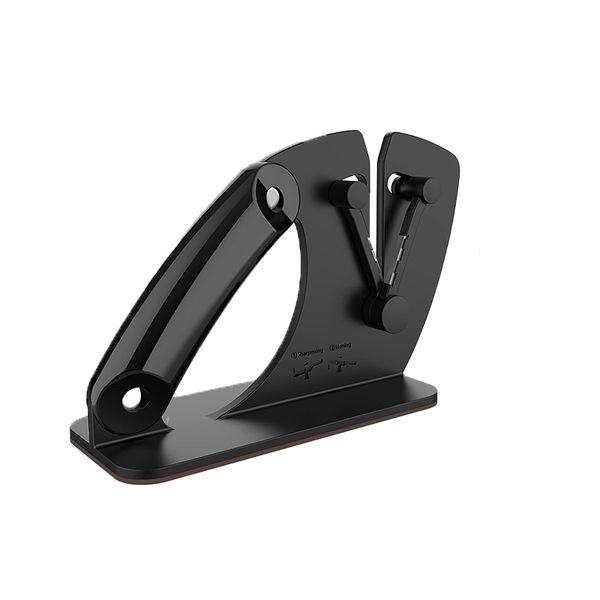 Stainless Steel Ergonomic Knife Sharpener Dual Slot Non-Slip