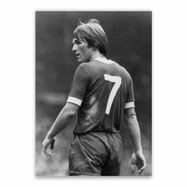Kenny Dalglish Grey Poster - A1