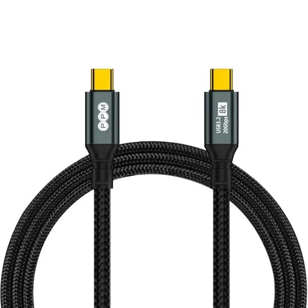 USB 3.2 Gen2 Type C-C (Male-Male) 20Gbps Cable - Charging up to 100W and 8K