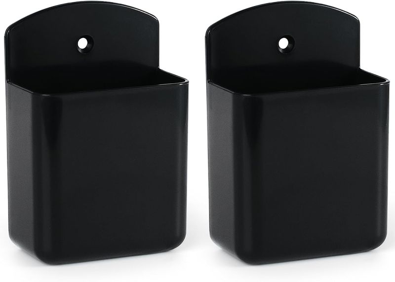 2 Pcs Remote Control Holder Wall Mount, Self Adhesive TV Controller Holder