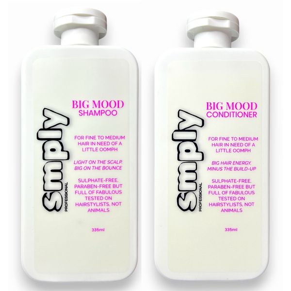 Smply Big Mood Shampoo + Conditioner Duo - Sulphate-Free Volume &amp; Softness
