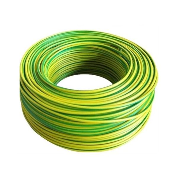 Solarix 6mm Yellow 7 Green Earth Wire 100 Metre Roll