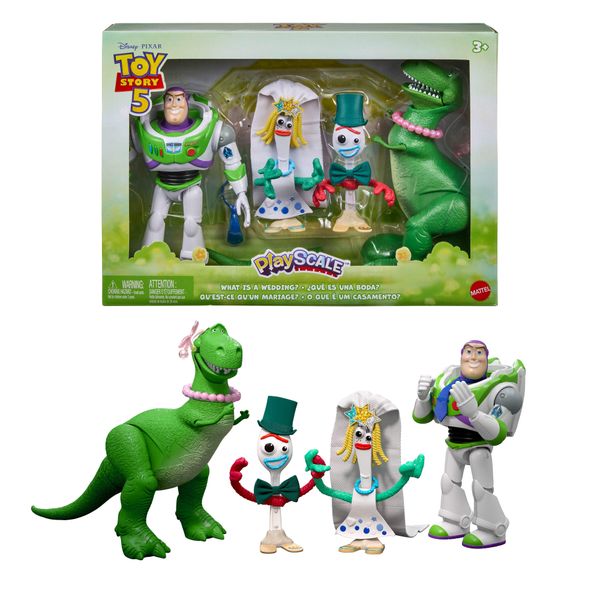 Disney and Pixar Toy Story 5 What is a Wedding 4 Playscale Figure Pack