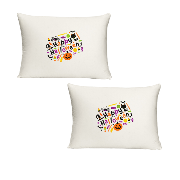 Happy Halloween Twin Standard Pillow cases