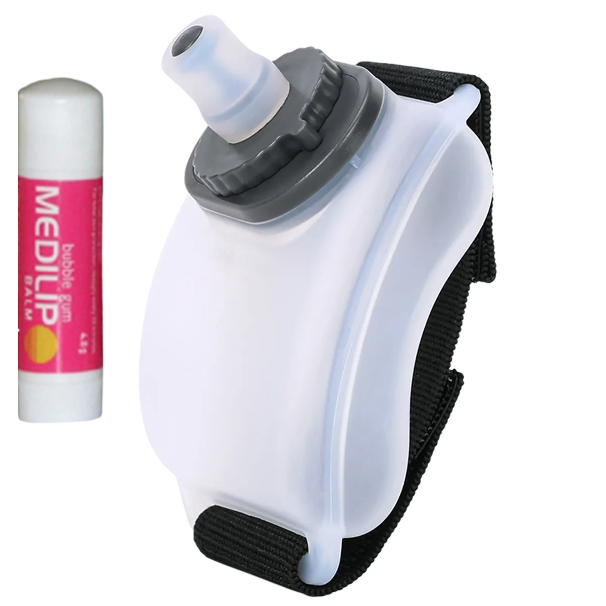 Wrist Running/Cycling Water Bottle with Added Lip Balm - 200ml | Shop ...