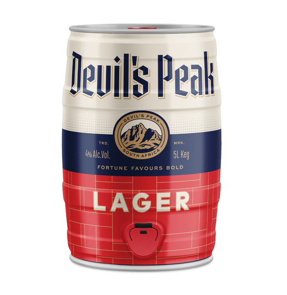 Devil's Peak Lager 5L Keg