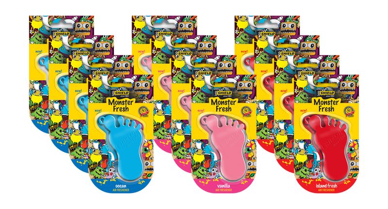 Shield Monster PVA Car Air Freshener - 12's