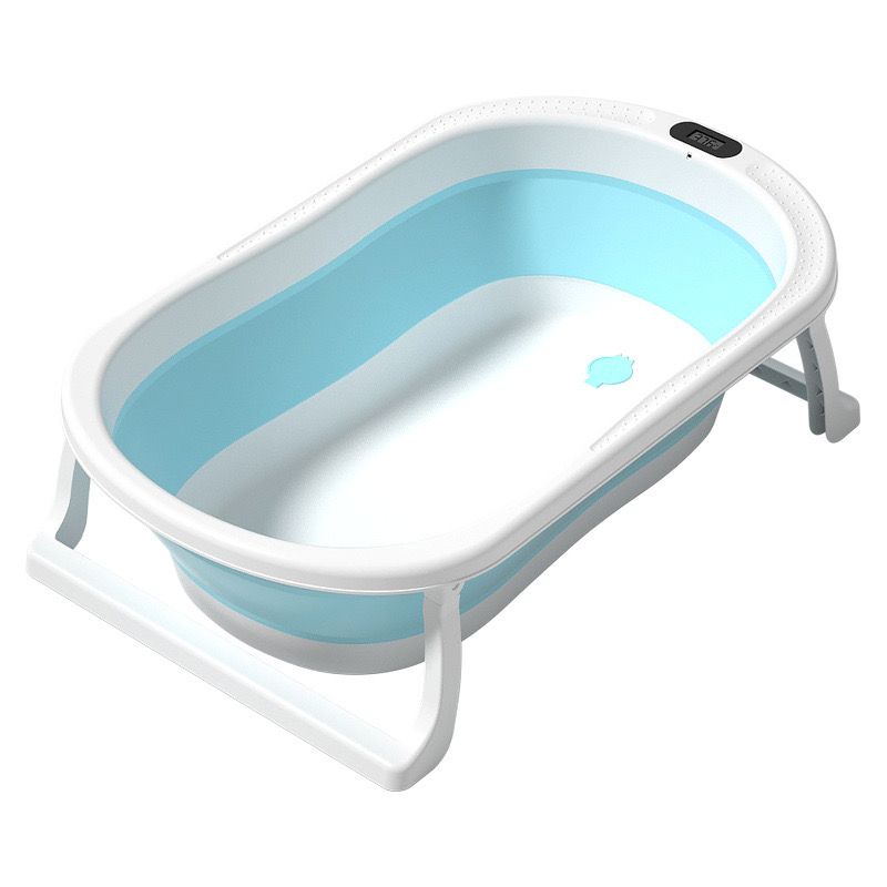 Foldable Sitting Lying Baby Bath tub Temperature Sensing | Shop Today ...