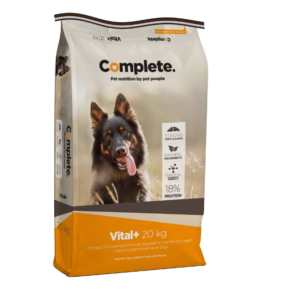 Complete Dog Food Vital+ Adult Dogs (20kg)