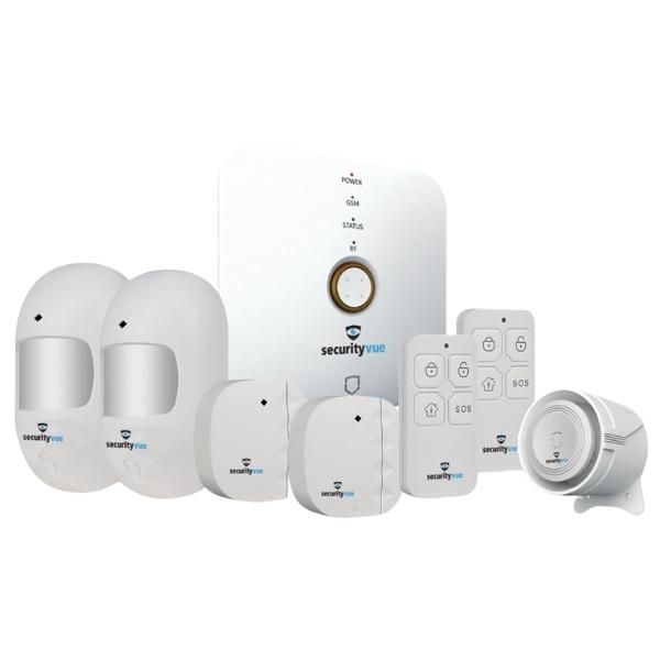 Securityvue - Smart WiFi and GSM Wireless Alarm Kit with Mini Siren