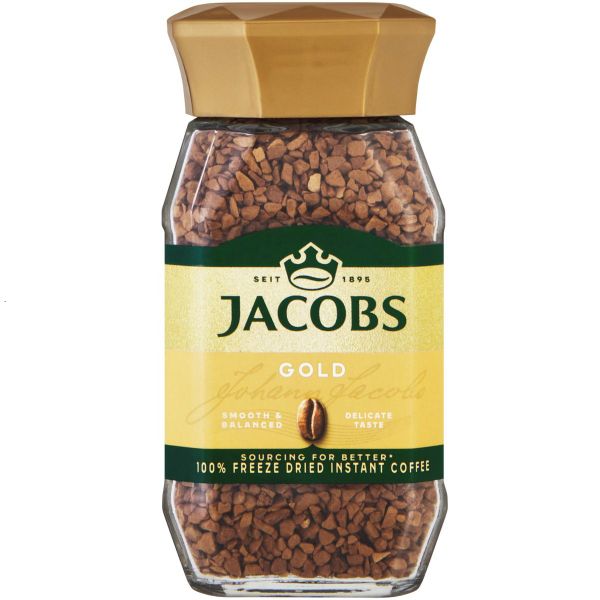 JACOBS Gold Instant Coffee - 47.5g Mini-jar