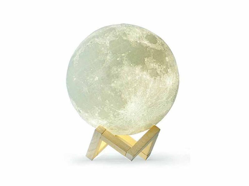 3D Print Moon Lamp Colorful Change Touch Usb Led Night Light