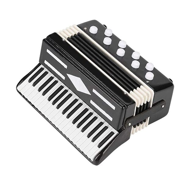 Miniature Accordion Mini Musical Instrument Holiday Decoration Gifts