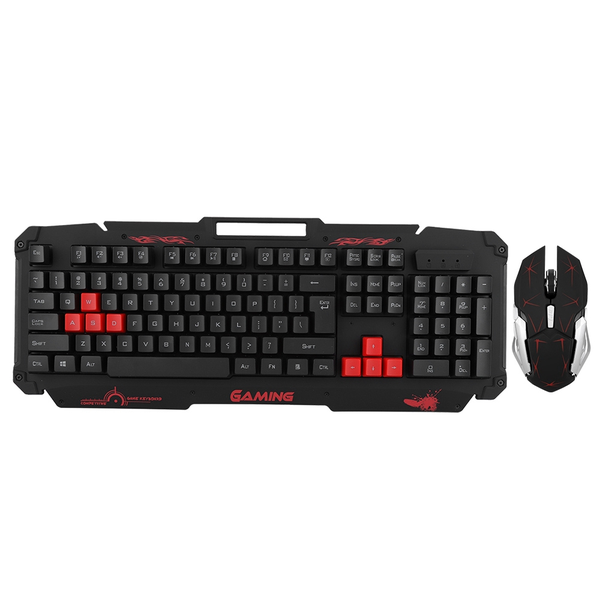 HK1868 Wireless Gaming Keyboard and Mouse Combo