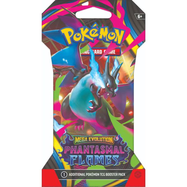 Pokemon: Mega Evolution-Phantasmal Flames - Sleeved Booster