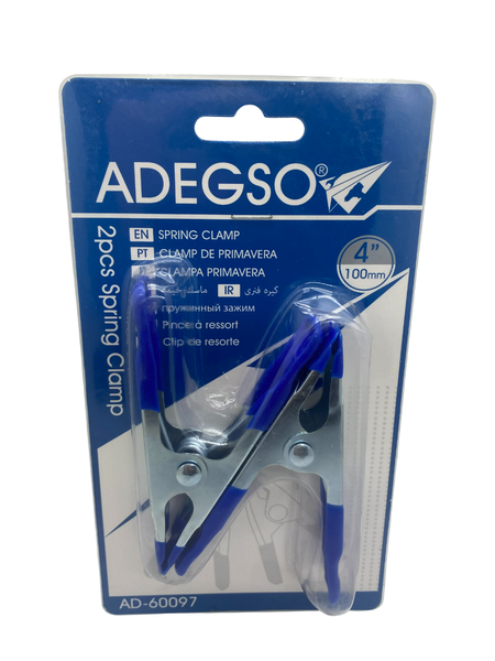 Adegso- Spring Clamps- 2 Piece- 4" (100mm)