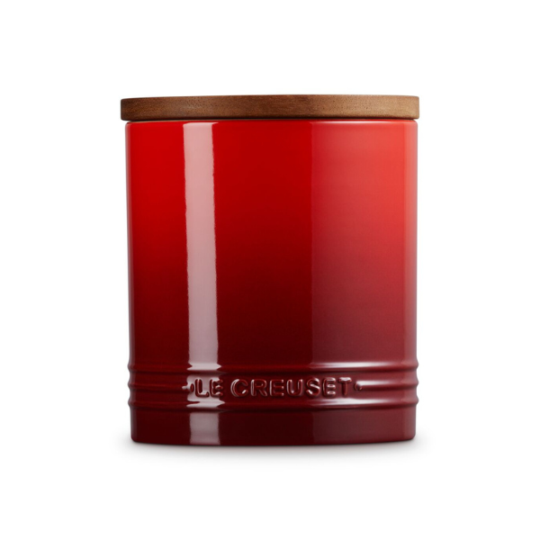 Le Creuset Signature 1.1L Storage Canister With Wooden Lid