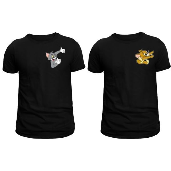 Printed T-shirts - Tom &amp; Jerry Short Sleeves - 2 Piece M /L