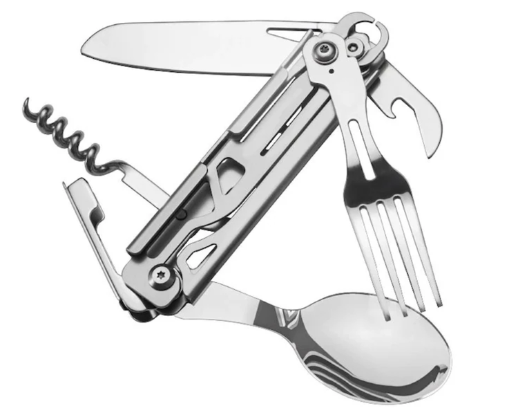 MorFansi Multifunctional Camping Fishing Cutlery Tool Pocket Knife