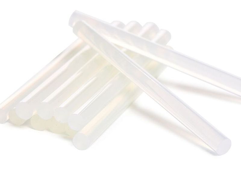 Full Size Hot Glue Sticks Long, 10-Pack, Clear, Non-Toxic, 11 x 200mm