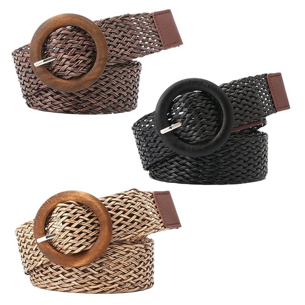 Faux Leather Pin Buckle Leather Belt