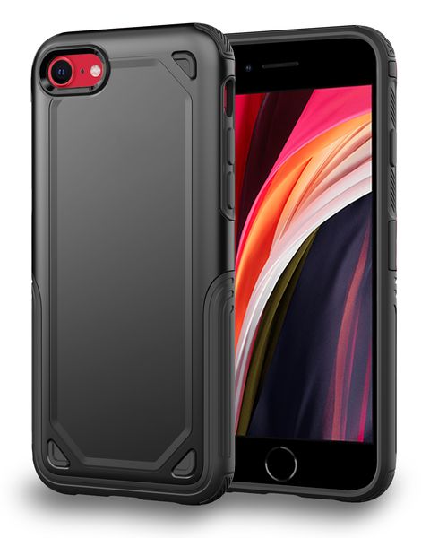 Tuff-Luv Rugged ShockProof Cover for Apple iPhone 7,8, SE 2020/2022 - Black