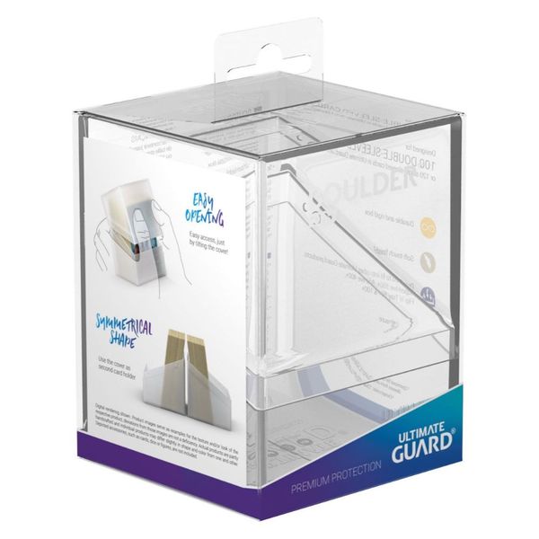 Ultimate Guard Boulder Deck Case 100+ Standard Size - Clear