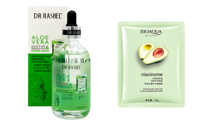 Dr. Rashel Aloe Vera Primer Serum &amp; Niacinome Brightening Mask