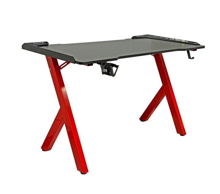 LumiDesk LED Light Gaming Desk - Fine Living