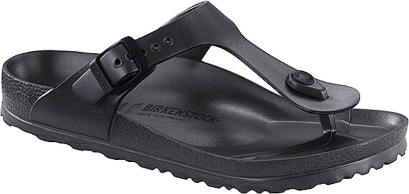 Birkenstock Ladies Gizeh Metallic Anthracite EVA Regular