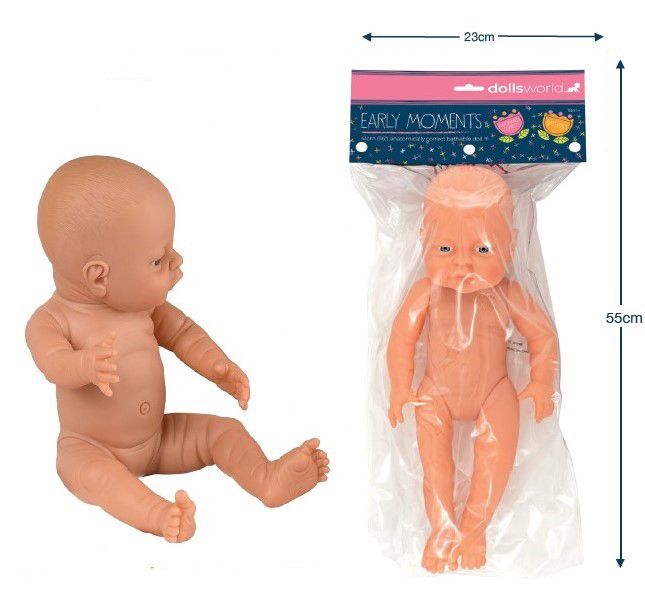 Dollsworld Anatomically Correct White Girl Doll 41cm (16