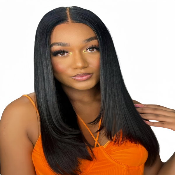 Luvée 18 inch Straight Wig - Human Hair with 13x4 Lace Front