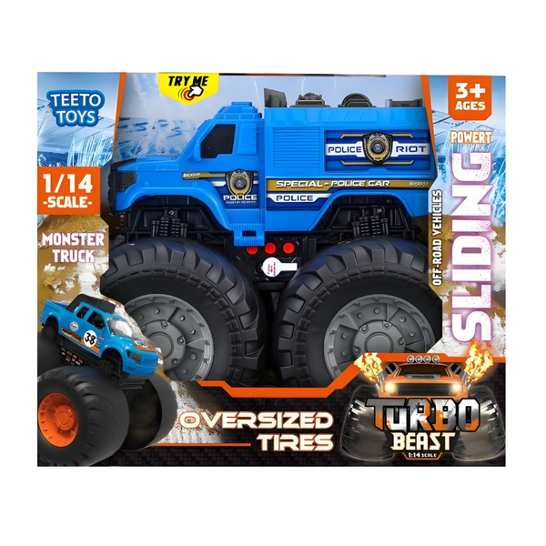 Monster Truck Toy With Lights And Sound - Toys for Boys 1:14 Scale