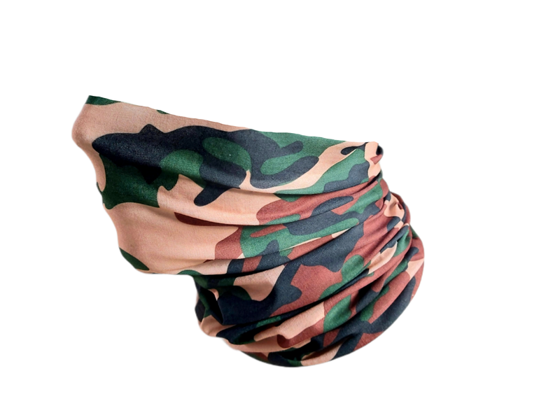 neck GaiterSport Scarf Mask/ Face Shield / Bush Camo Color